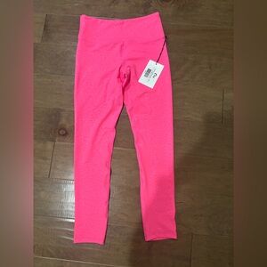 NWT Zyia Hot Pink Leopard Light n Tight size 4